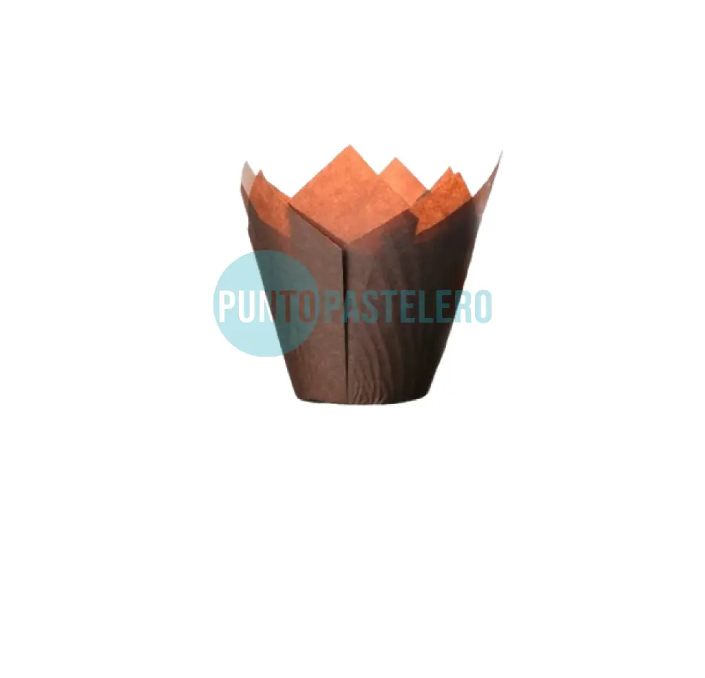 TULIPAS DE PAPEL MARRON MOLDPACK (X 10 U.)