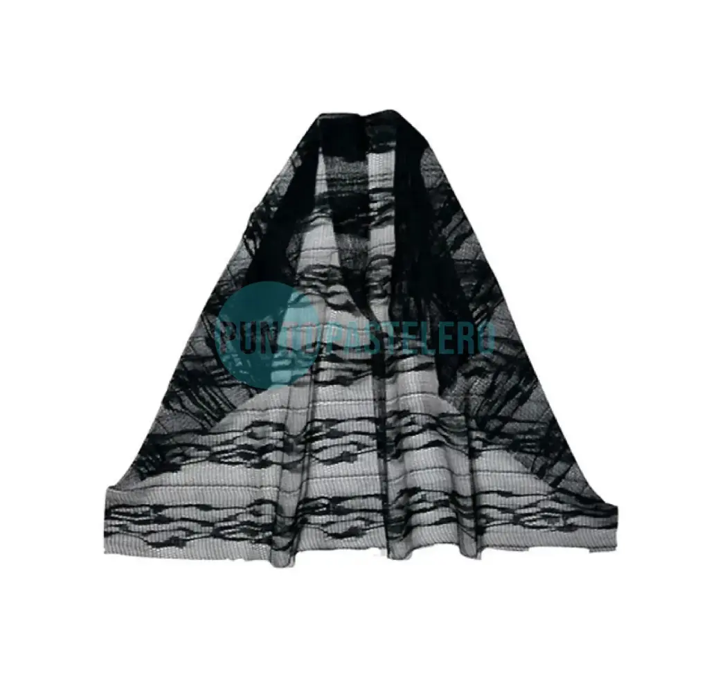 MANTILLA DAMA ANTIGUA NEGRA