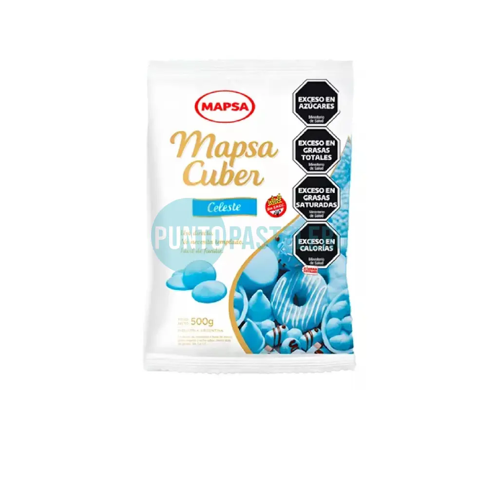 BAÑO MAPSACUBER CELESTE (X 500 GR.)