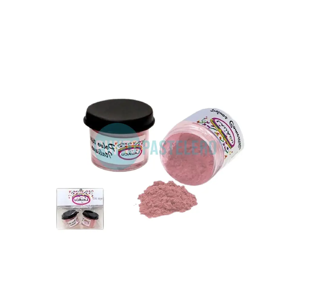 COLORANTE EN POLVO COMESTIBLE LAUACU (ROSA GOLD PERLADO)