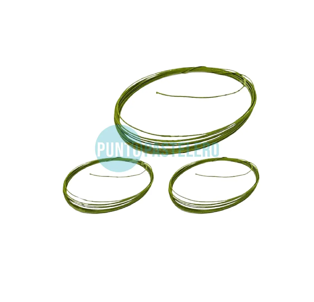 ALAMBRE FORRADO VERDE N°20 (X 5 MT.)