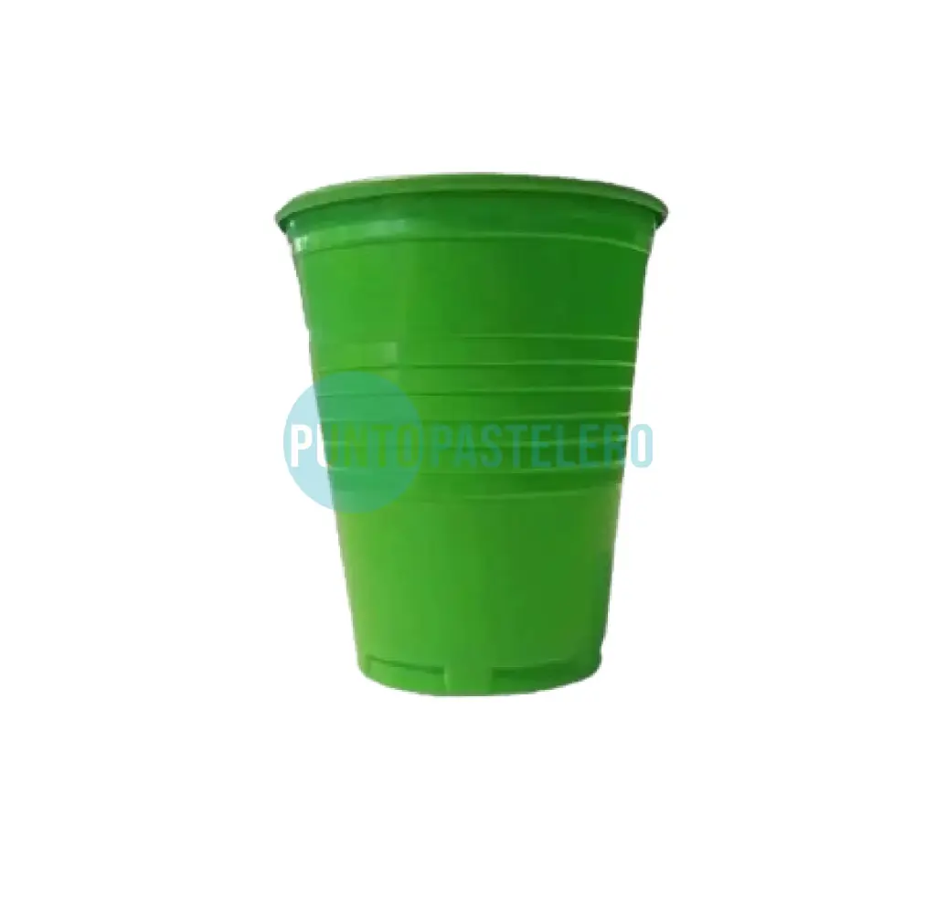 VASO DESCARTABLE 180 CC VERDE MANZANA (BELLA CUP)
