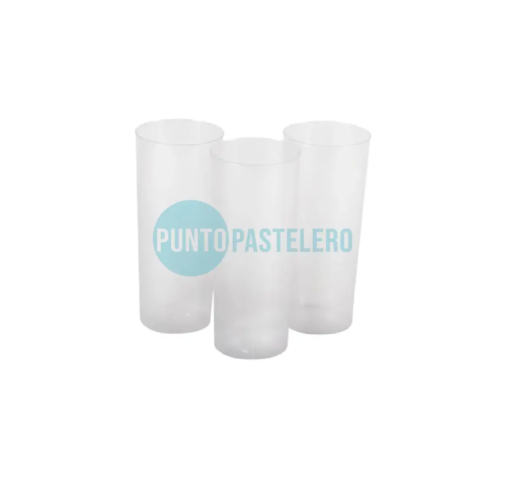 VASO TRAGO LARGO TRANSPARENTE KOVALPLAST