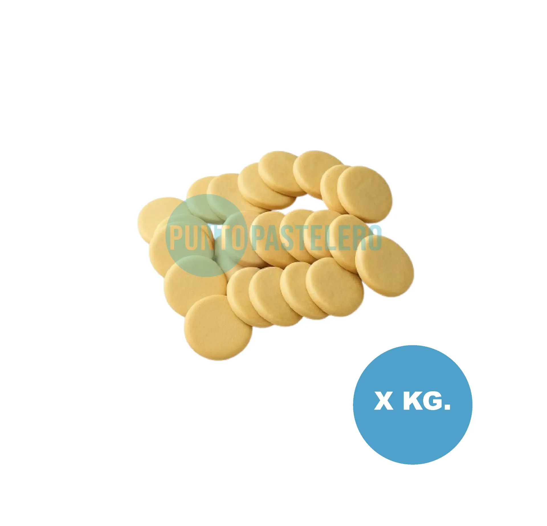 TAPITAS DE ALFAJOR FACHITAS MEDIANAS ( X KG.)