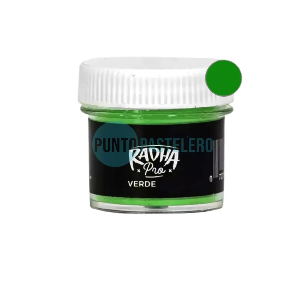 COLORANTE LIPOSOLUBLE EN POLVO VERDE RADHA (X 4 GR.)