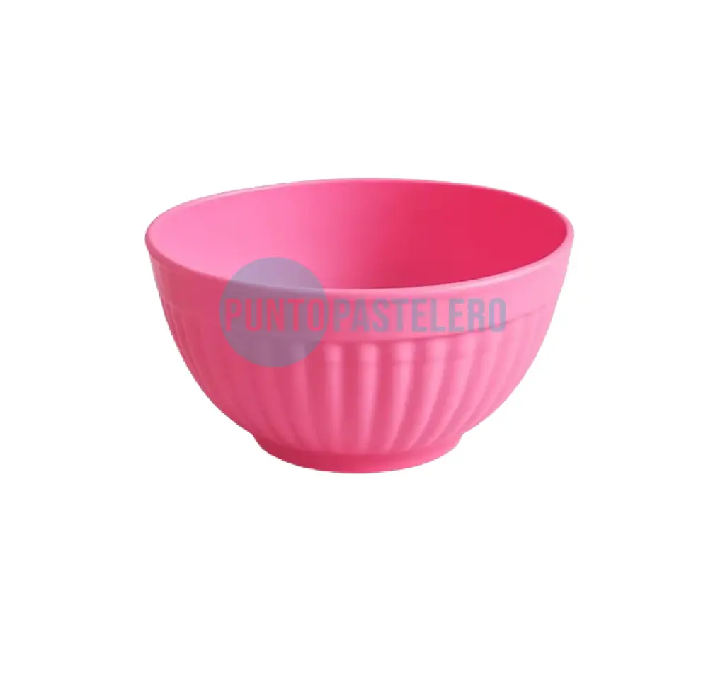 BOWL PLASTICO ROMA ROSA PASTEL