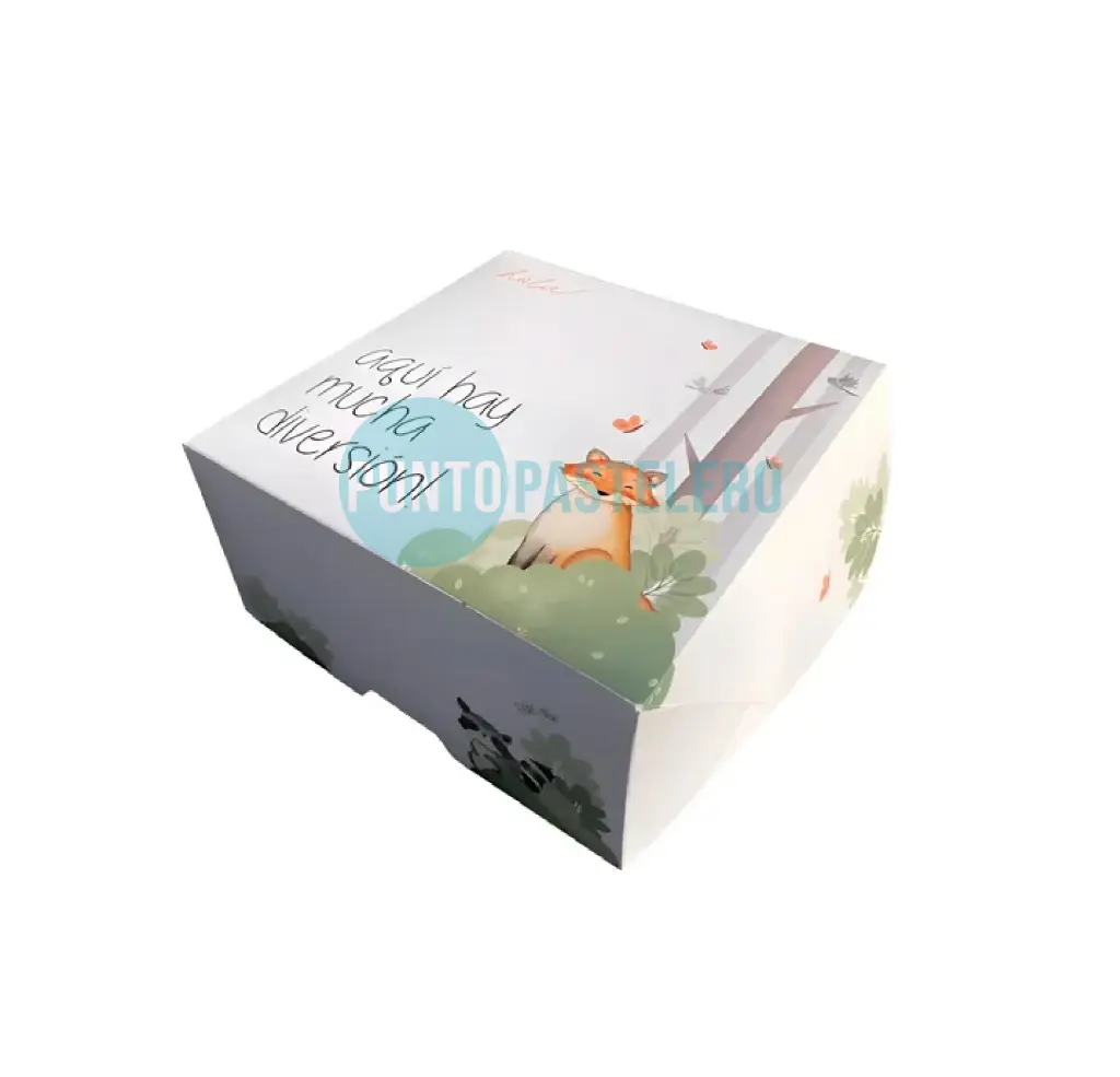 CAJA MULTIUSO BANDEJA DESAYUNO CON MUCHO AMOR BOSQUE (26X17X8 CM)