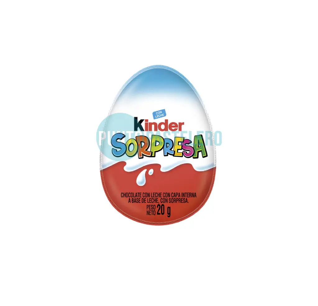 [25166] HUEVO KINDER SORPRESA (CELESTE) (20 GR.)