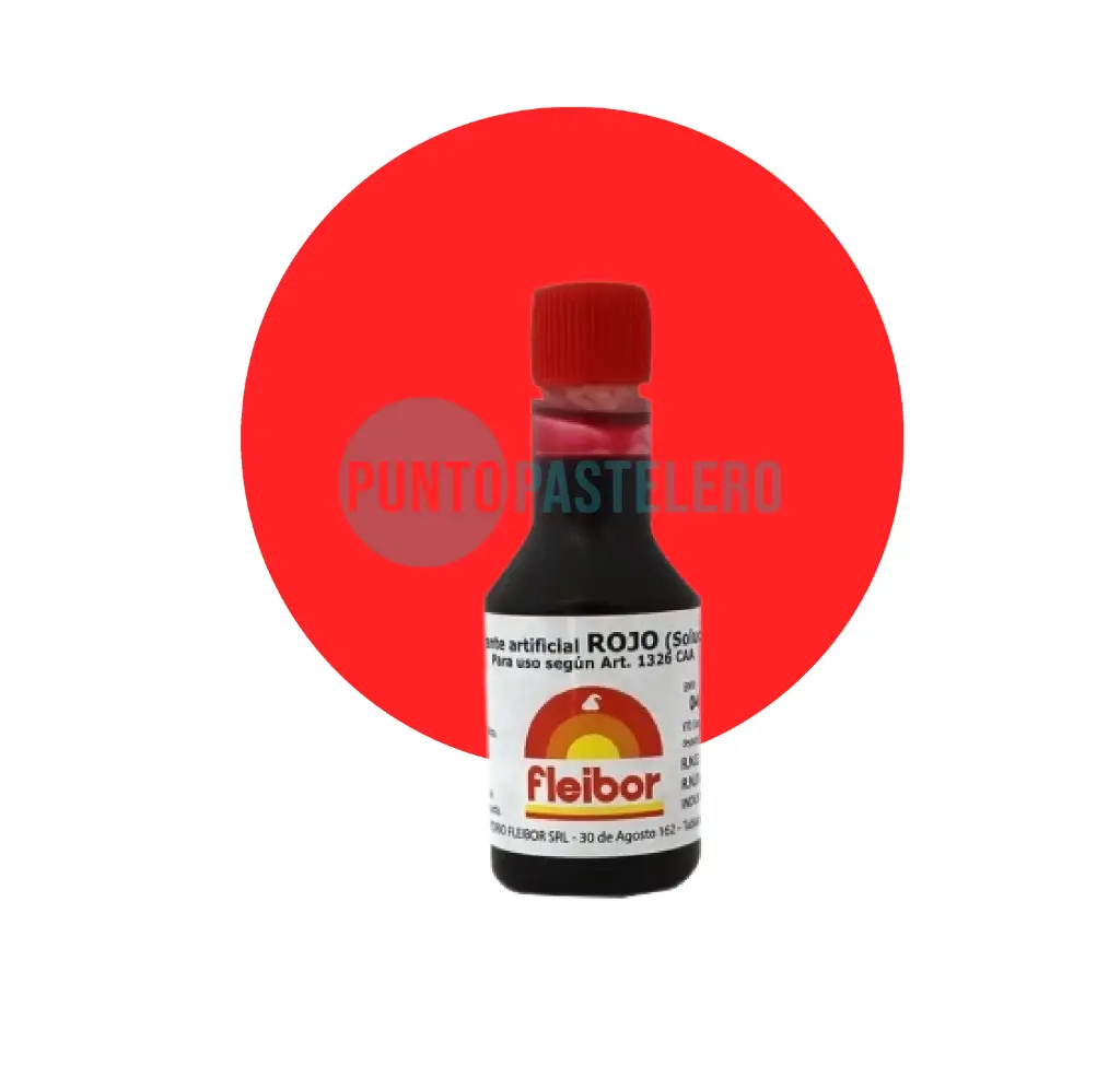 [77997968] COLORANTE LIQUIDO FLEIBOR ROJO