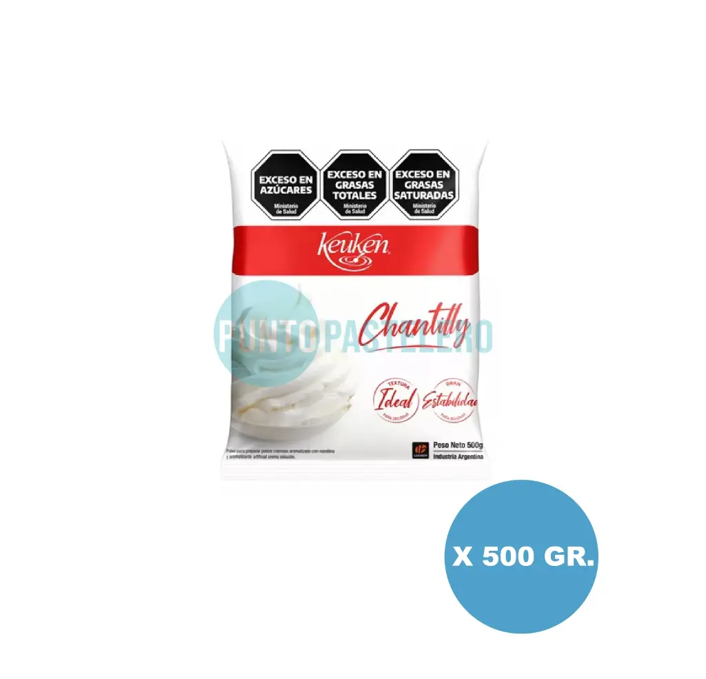 PREMEZCLA MIX CHANTILLY KEUKEN (X 500 GR.)