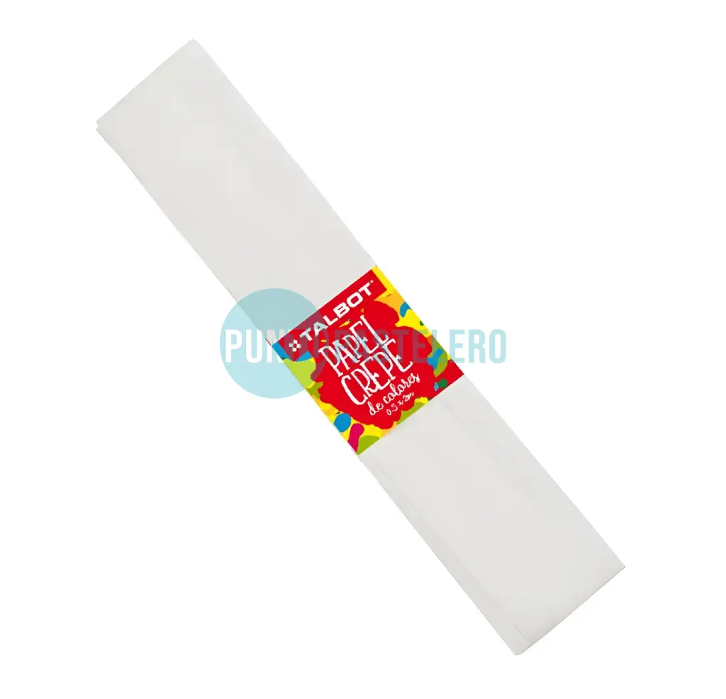 PAPEL CREPE BLANCO CREPING