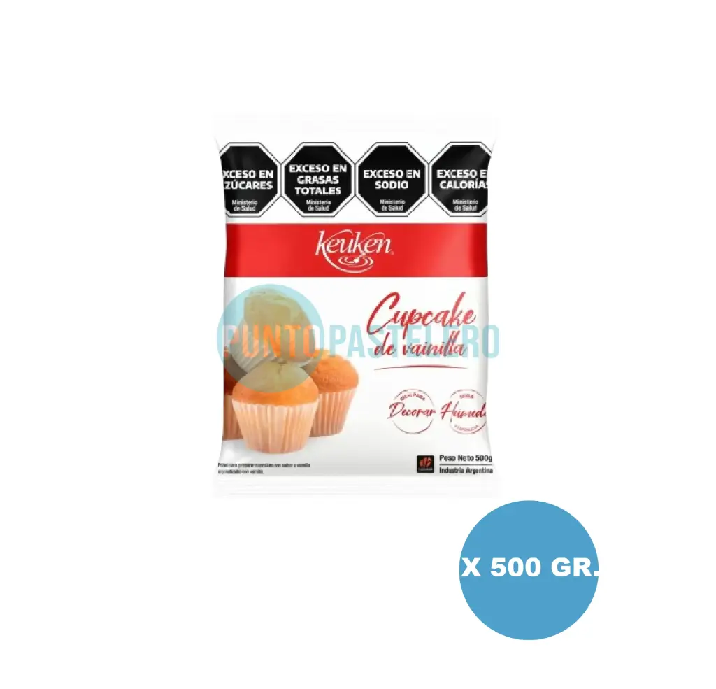 [7791270013762] PREMEZCLA CUPCAKES VAINILLA LODISER (X 500 GR.)