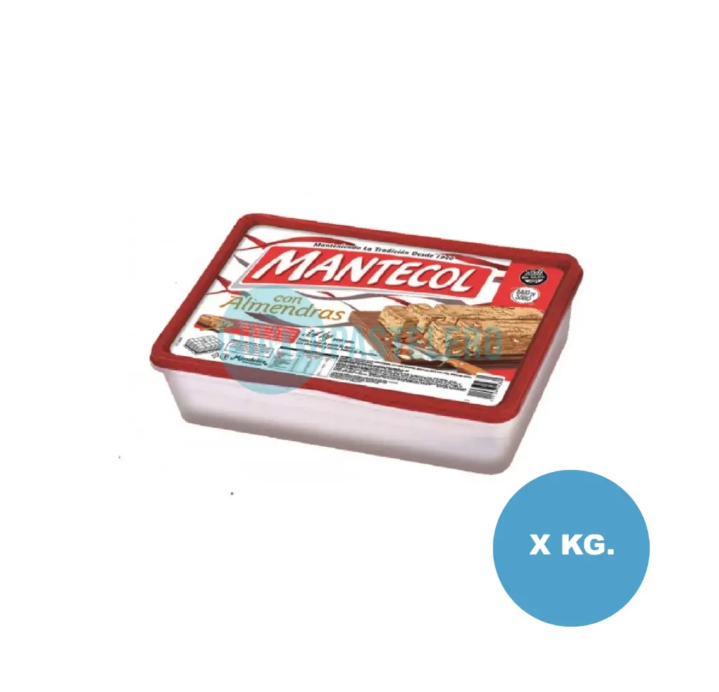 MANTECOL CON ALMENDRAS (X KG.)