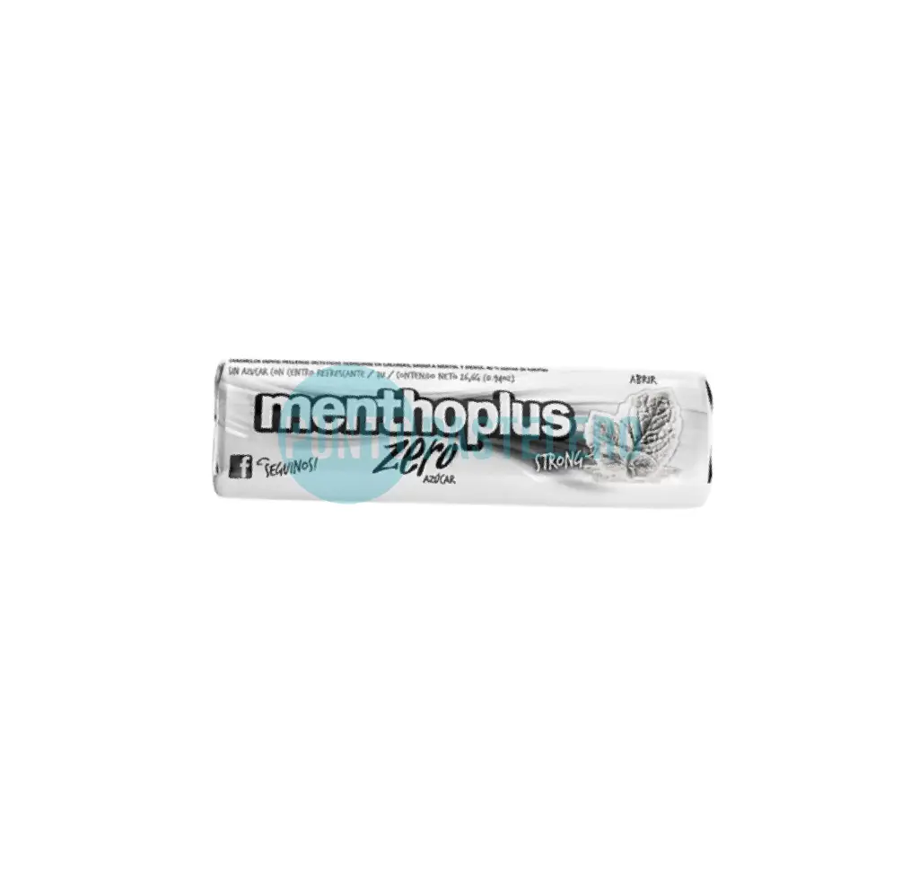 MENTHOPLUS ZERO STRONG (X 26 GR.)