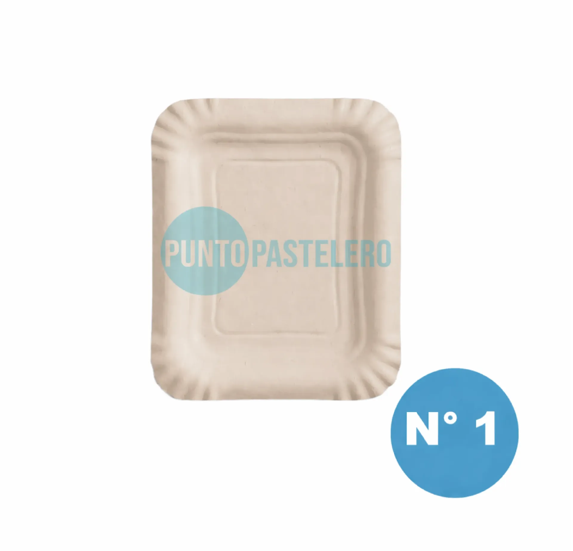 BANDEJA DE CARTON RECTANGULAR N° 1 (14X17 CM)