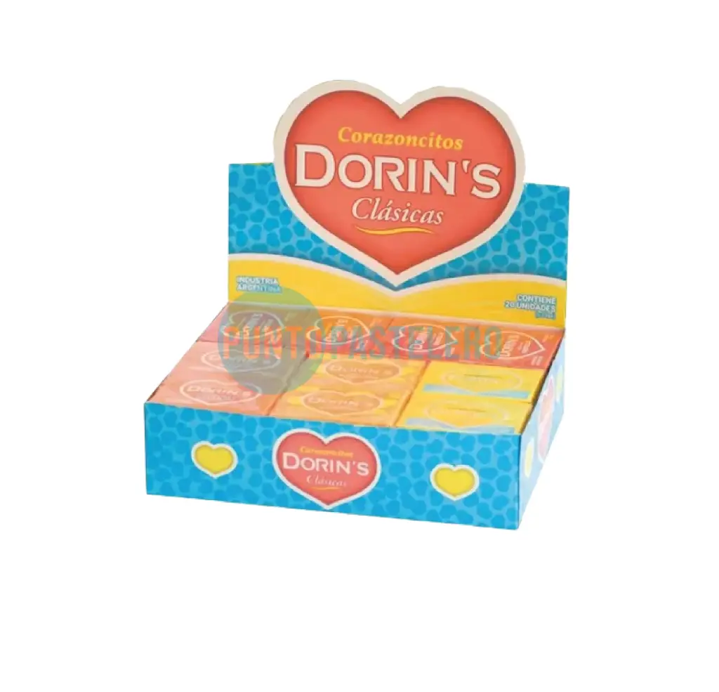 [7798340710897] DORIN PASTILLAS CORAZONCITOS (X 25 GR.)