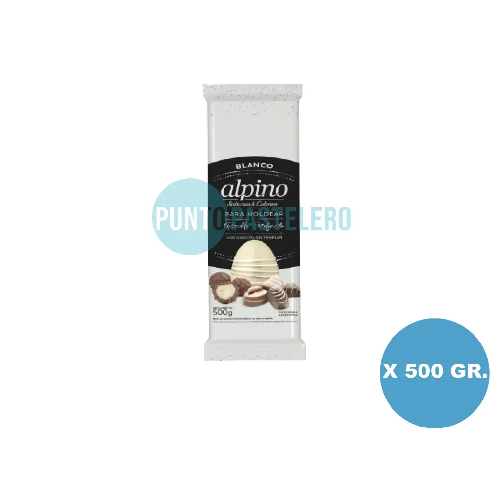 [7798091104686] BAÑO DE REPOSTERIA TABLETA BLANCO ALPINO (X 500 GR.)