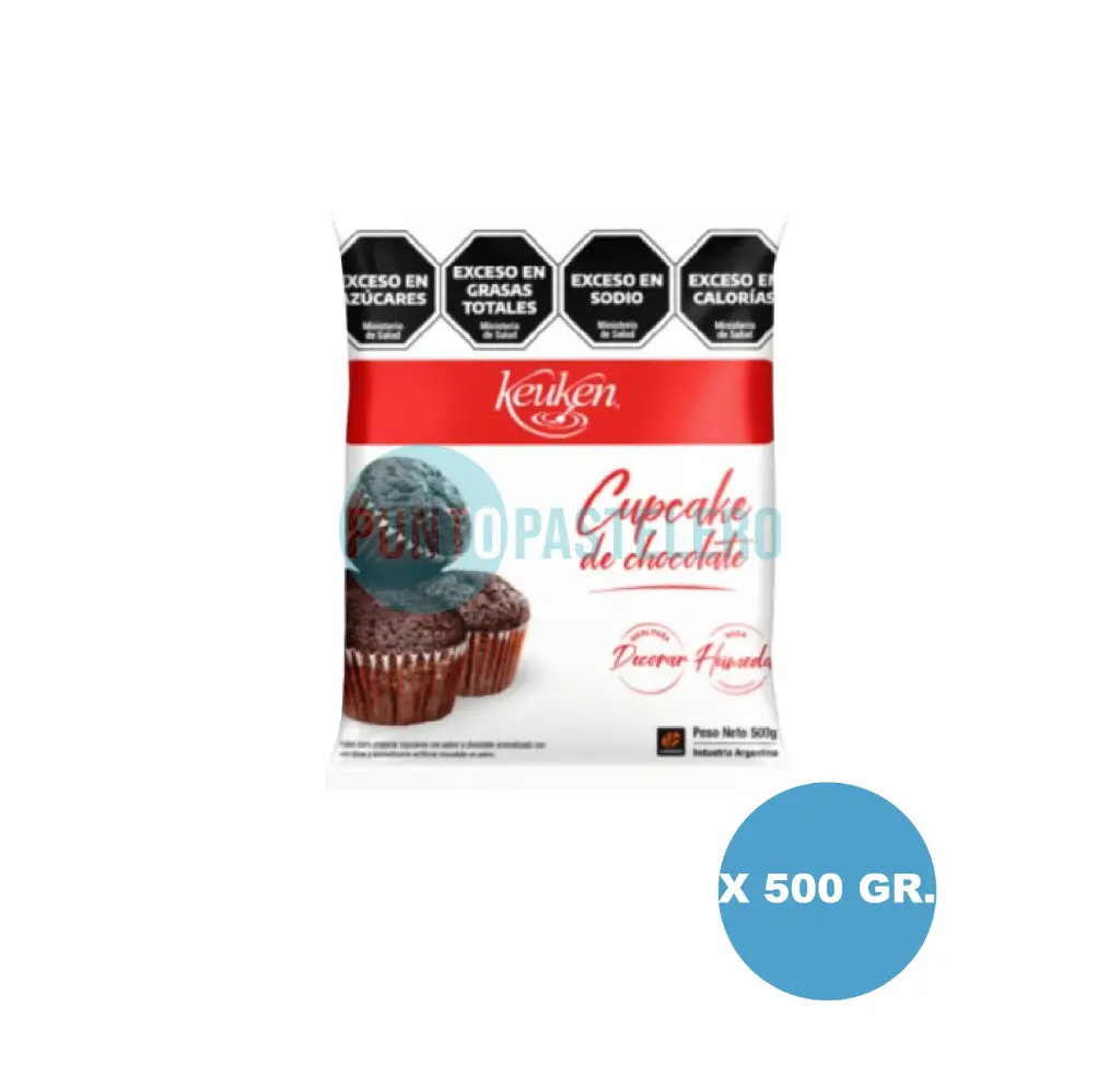 PREMEZCLA CUPCAKES CHOCOLATE LODISER (X 500 GR.)