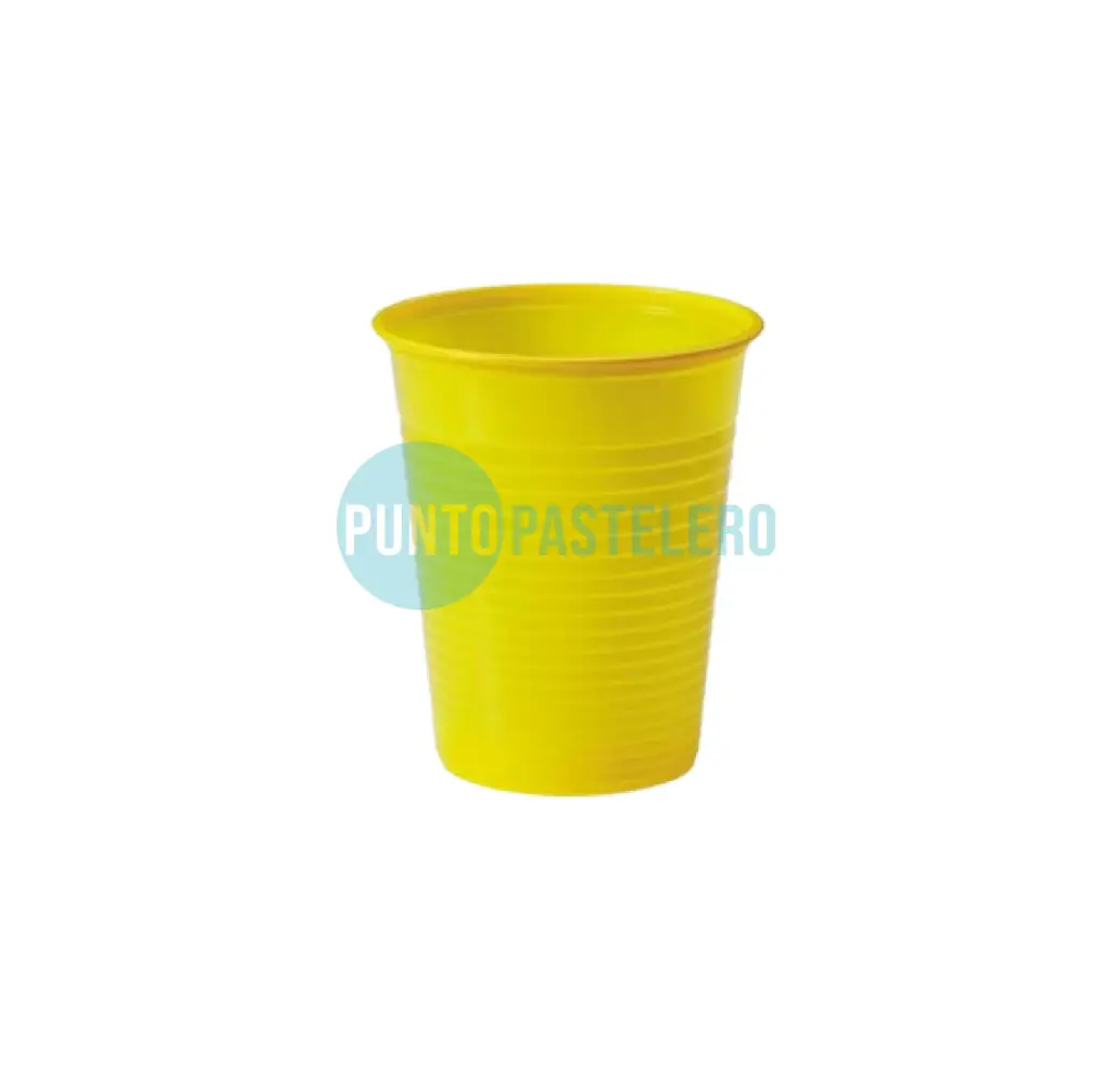 VASO DESCARTABLE 180 CC AMARILLO (BELLA CUP)