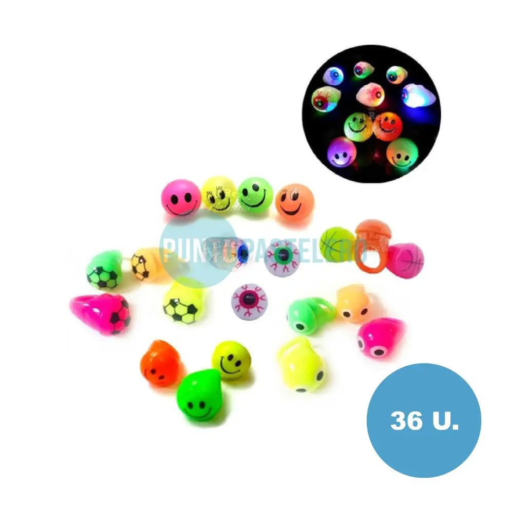 ANILLO LED SILICONA SURTIDOS