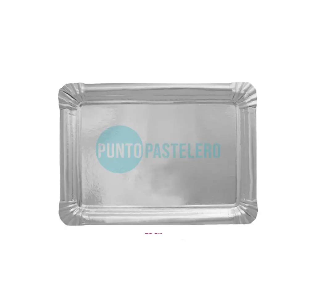 BANDEJA PLATEADA RECTANGULAR Nº3 (18X26 CM)