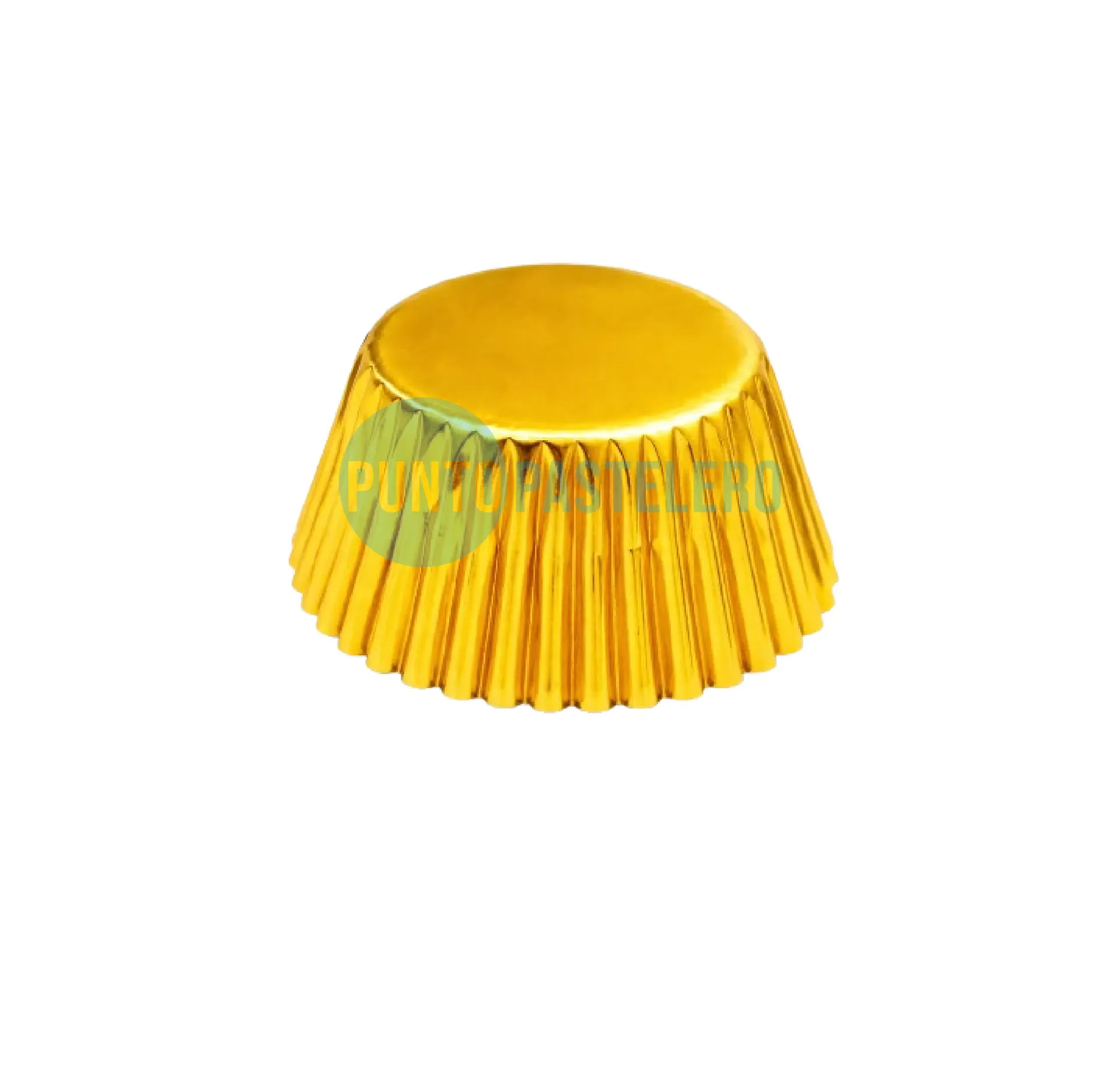 PIROTIN PARA CUPCAKE N°10 METALIZADO DORADO (X 10 U.)