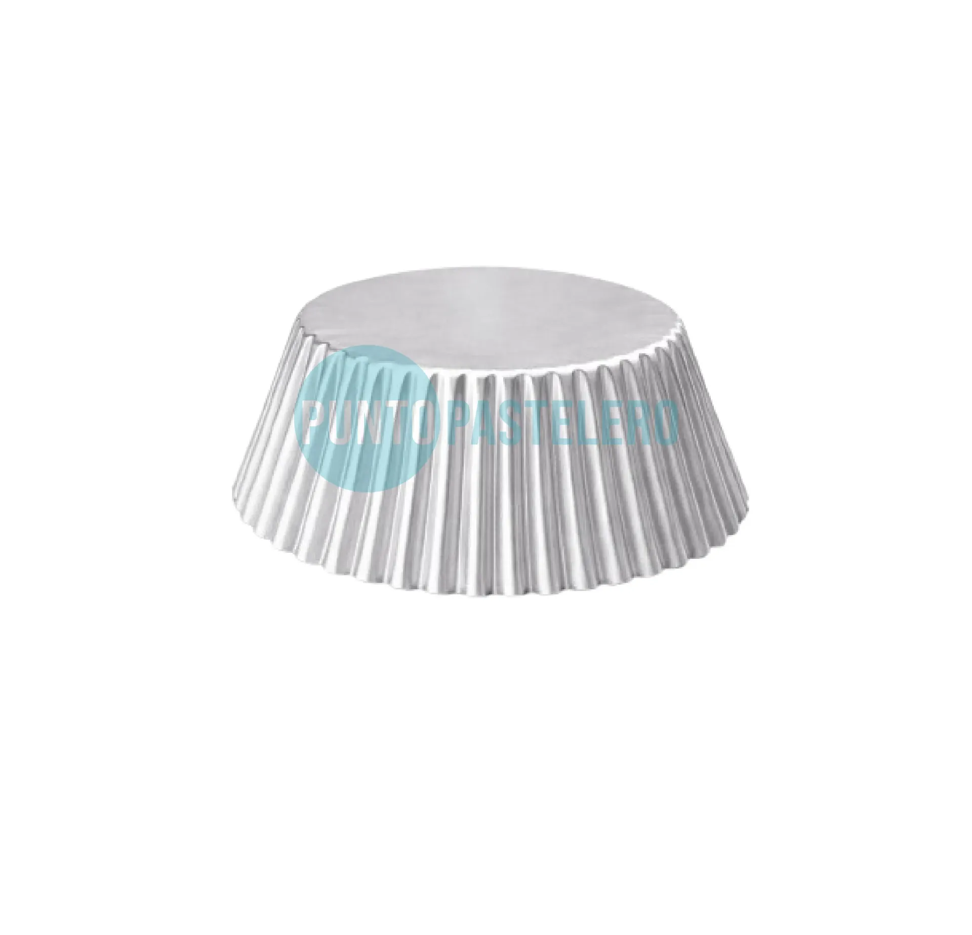 PIROTIN PARA CUPCAKE N°10 METALIZADO PLATEADO (X 10 U.)