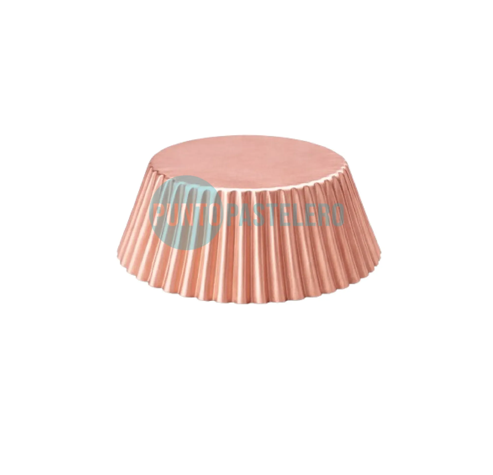 PIROTIN PARA CUPCAKE N°10 METALIZADO ROSA GOLD (X 10 U.)