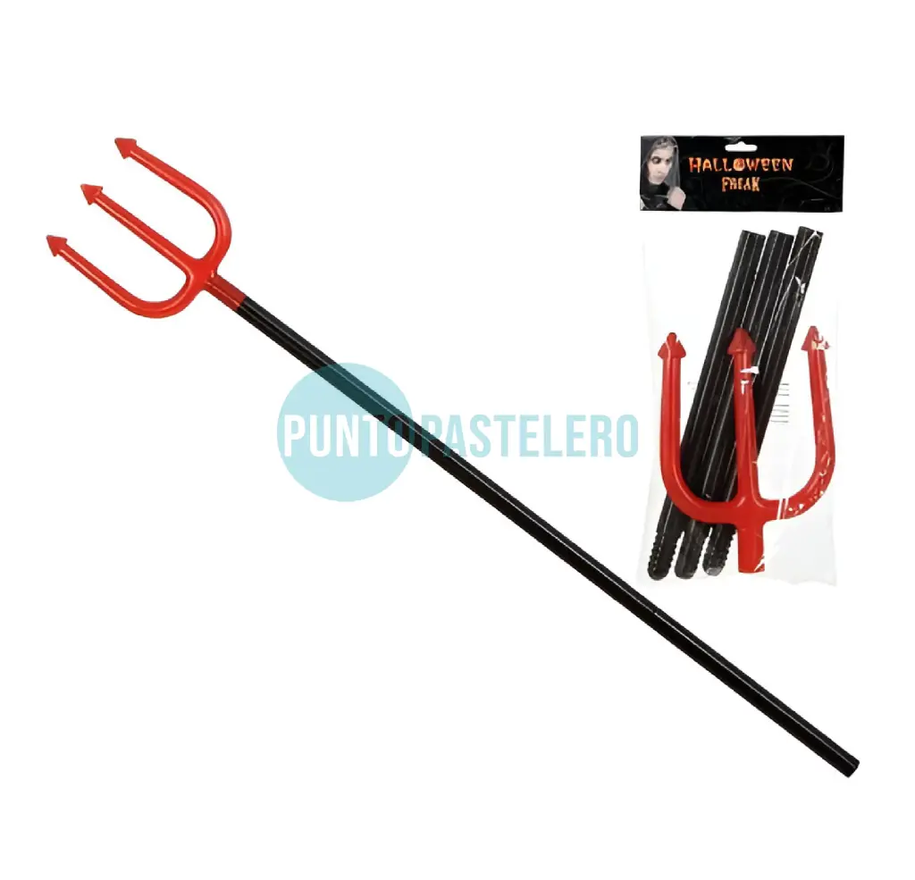 [6902025055703] TRIDENTE ROJO PLEGABLE DIABLO