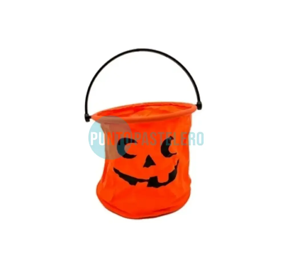 [6902025051019] CARAMELERA NARANJA PLEGABLE PVC (14X14 CM) 