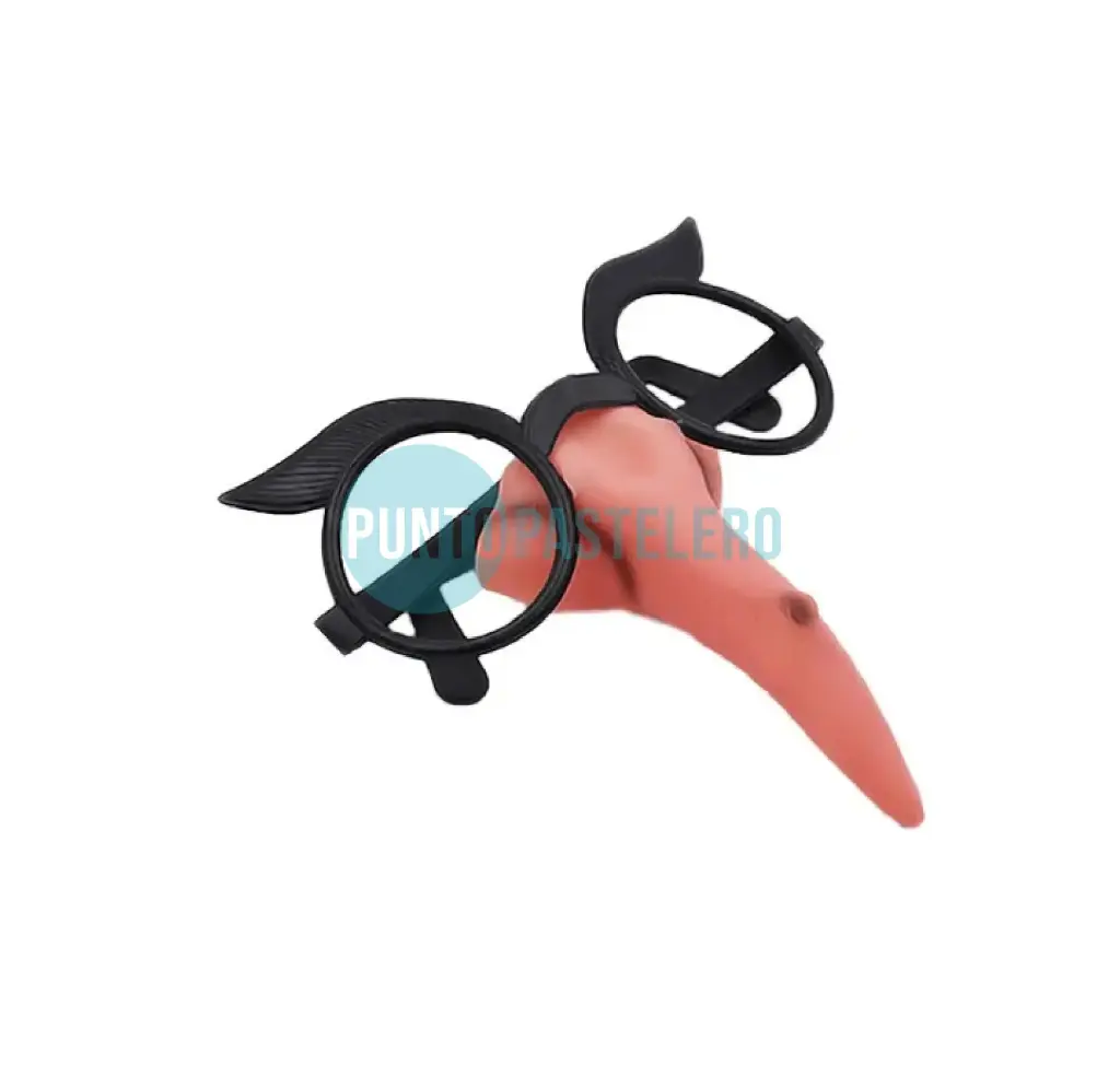 ANTEOJO CON NARIZ DE BRUJA LATEX