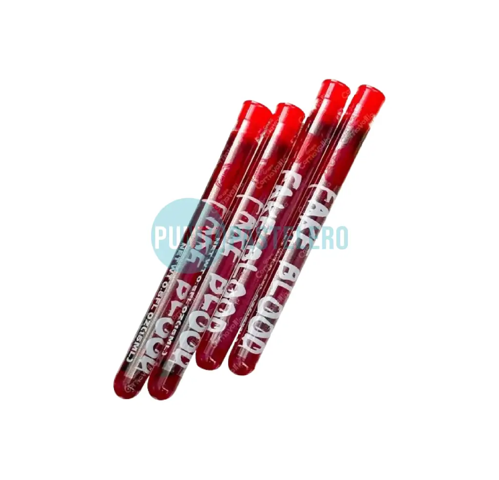 TUBO ENSAYO SANGRE FALSA (15 ML.)