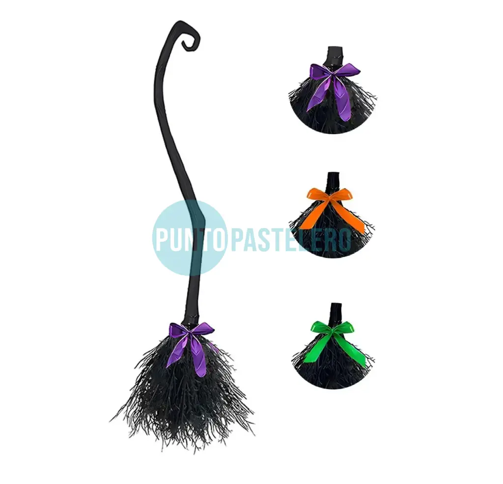 ESCOBA BRUJA NEGRA (120 CM)