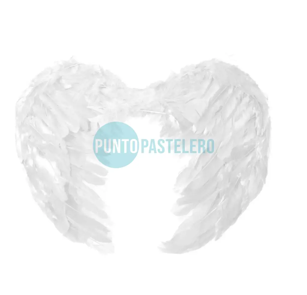 [6920020125542] ALAS ANGEL GRANDE FULL PLUMA BLANCO (53 X 34 CM) 