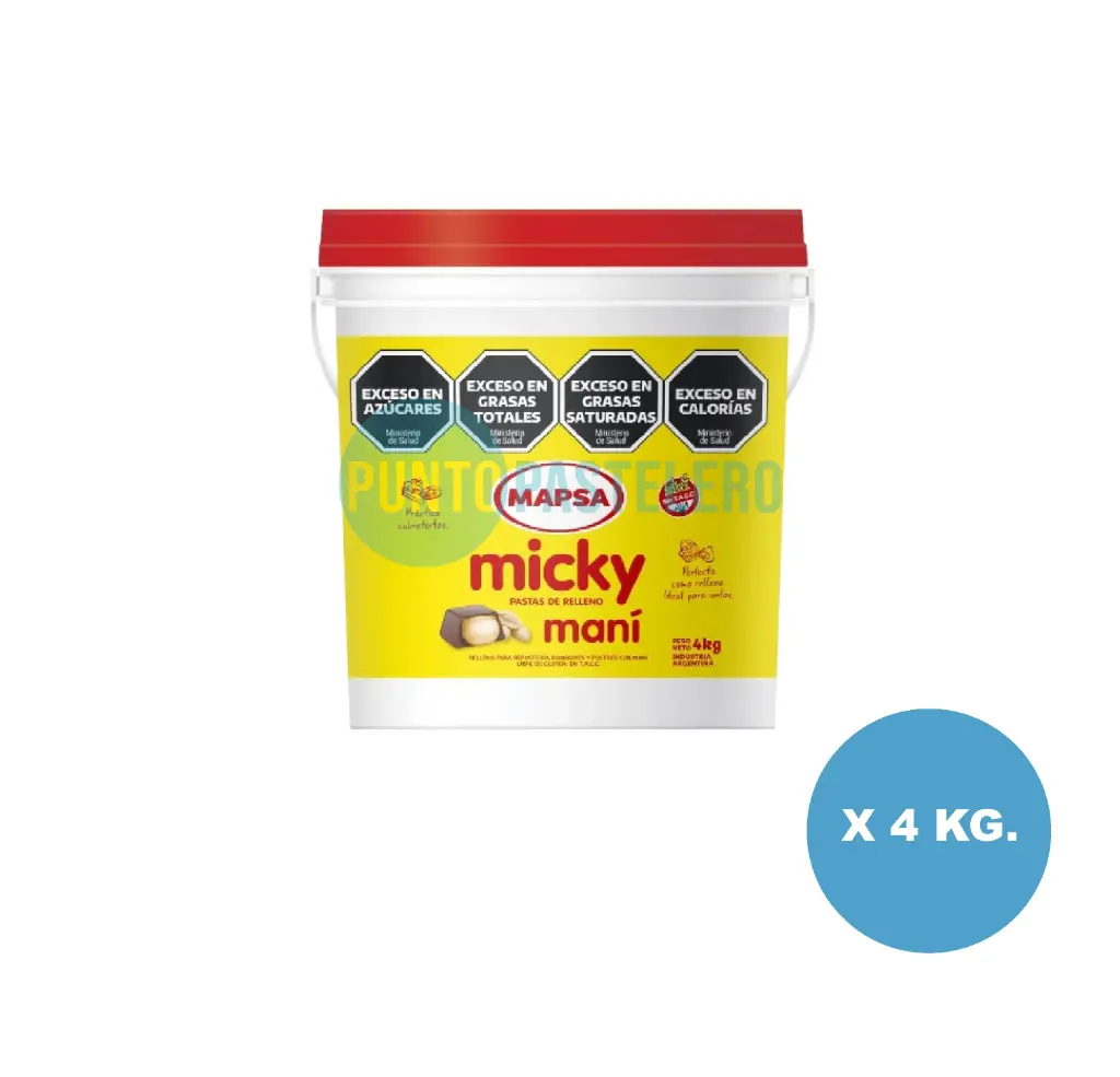 PASTA DE MANI MICKY MAPSA (X 4 KG.)