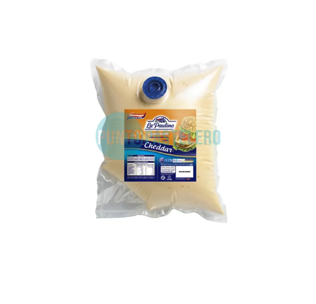 QUESO CHEDDAR LA PAULINA (X 4 KG.)