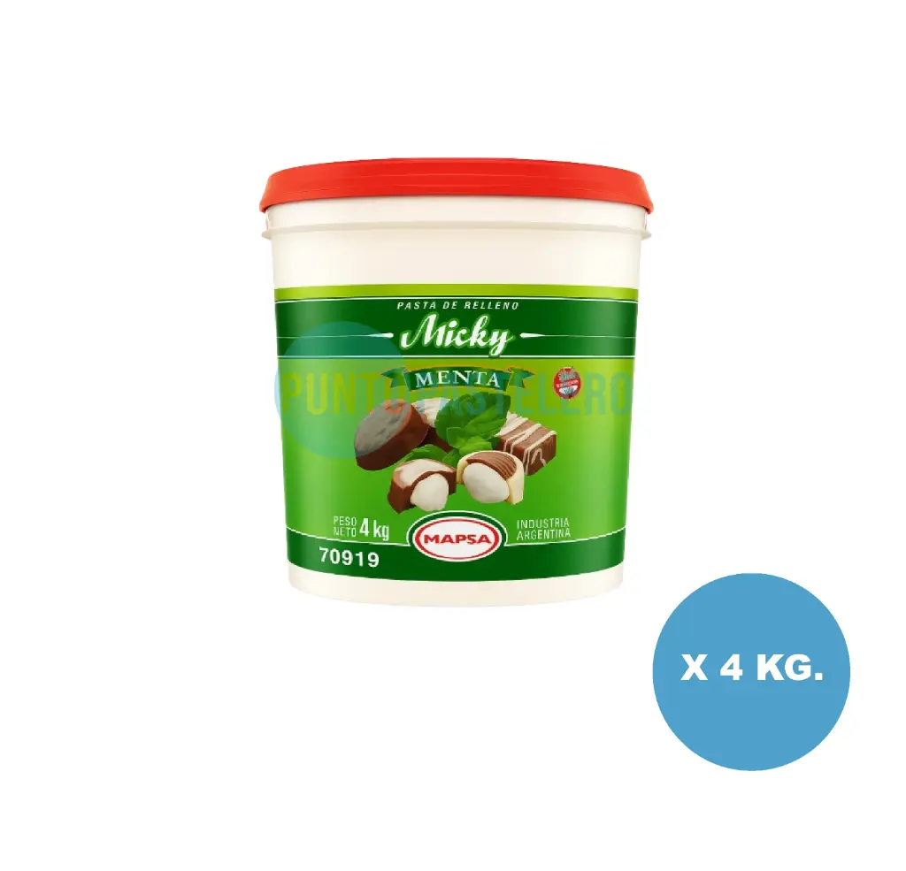 PASTA DE MENTA MICKY MAPSA (X KG.)
