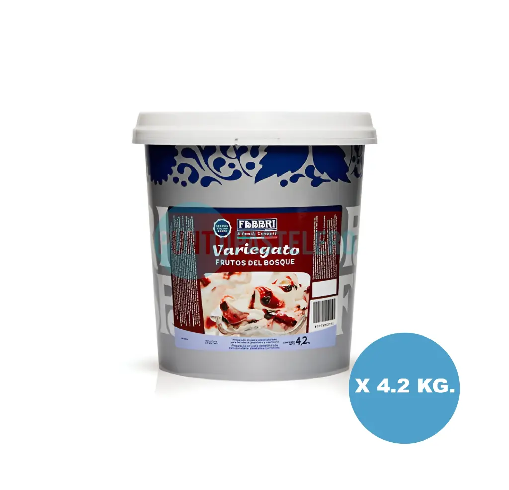 VARIEGATO FRUTOS DEL BOSQUE NACIONAL FABBRI (X 4.2 KG.)