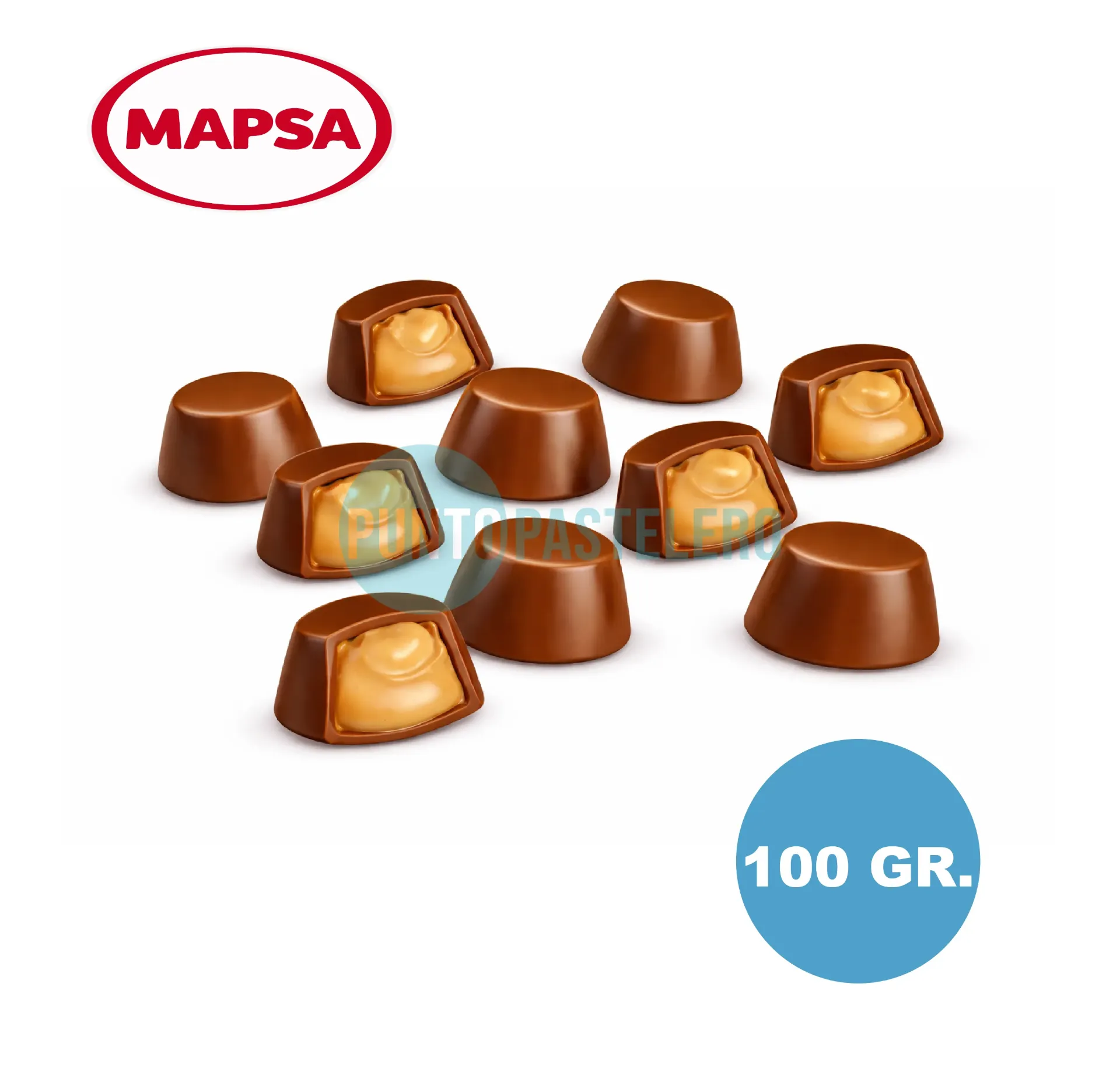 REDONDELAS RELLENAS PASTA DE MANI (X 100 GR.)