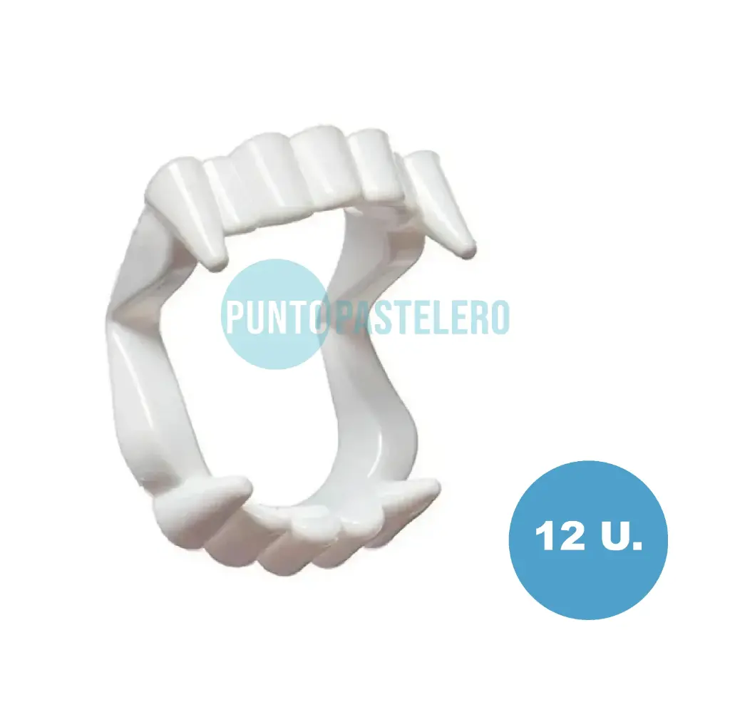 DIENTE DRACULA BLANCO (X 12 U.)