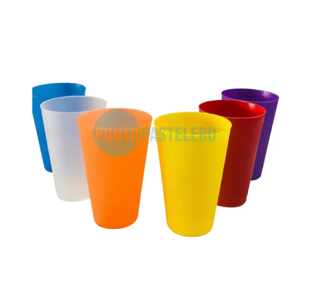 VASO CONICO 500CC PP TRASLUCIDO KOVALPLAST (X 5 U.)