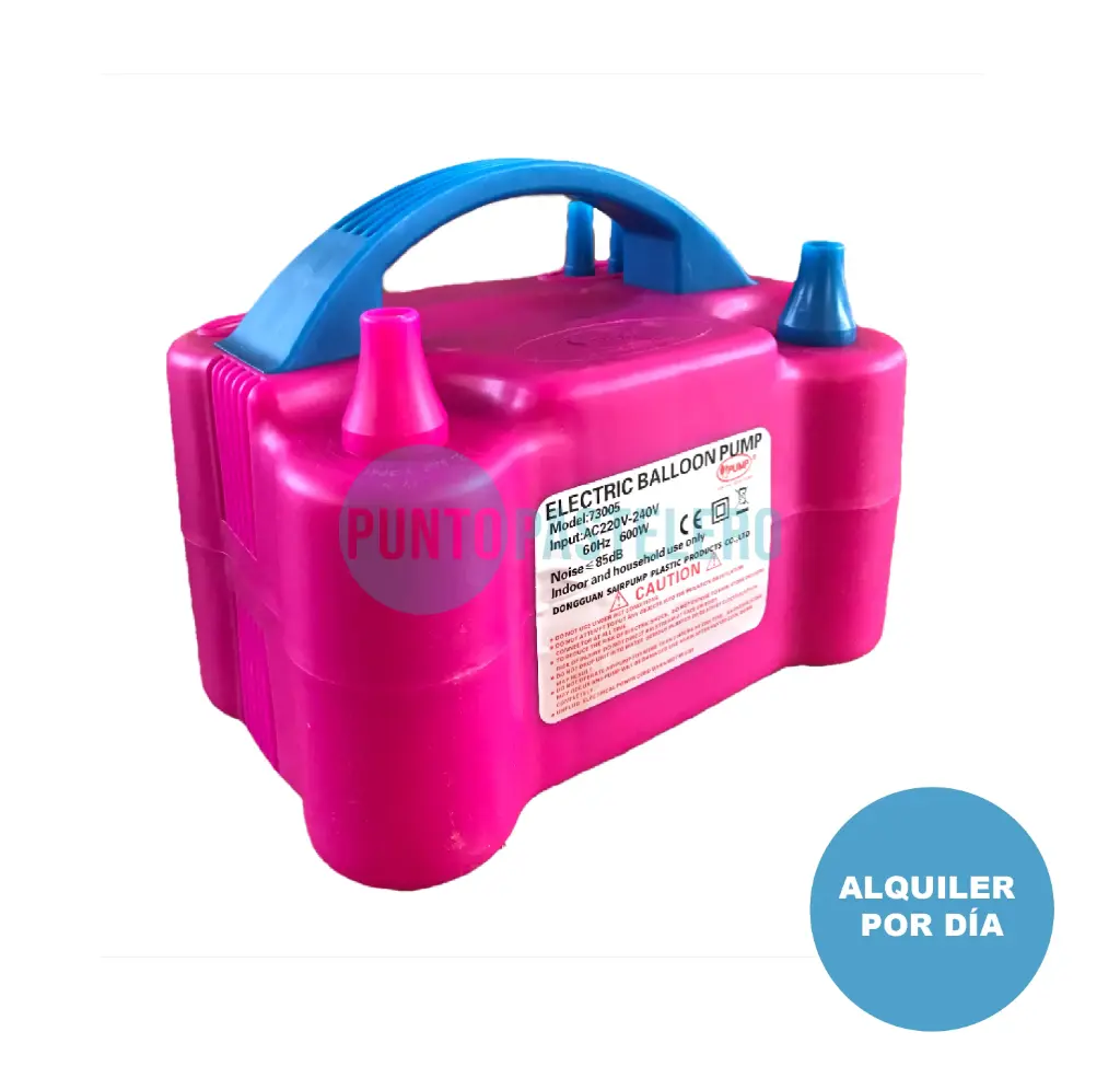 ALQUILER INFLADOR DE GLOBOS 
