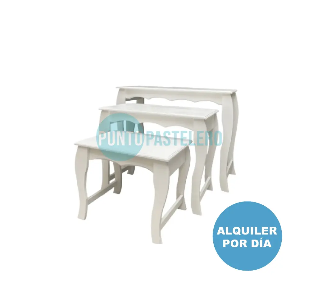 ALQUILER MESAS (X 3 U.) 