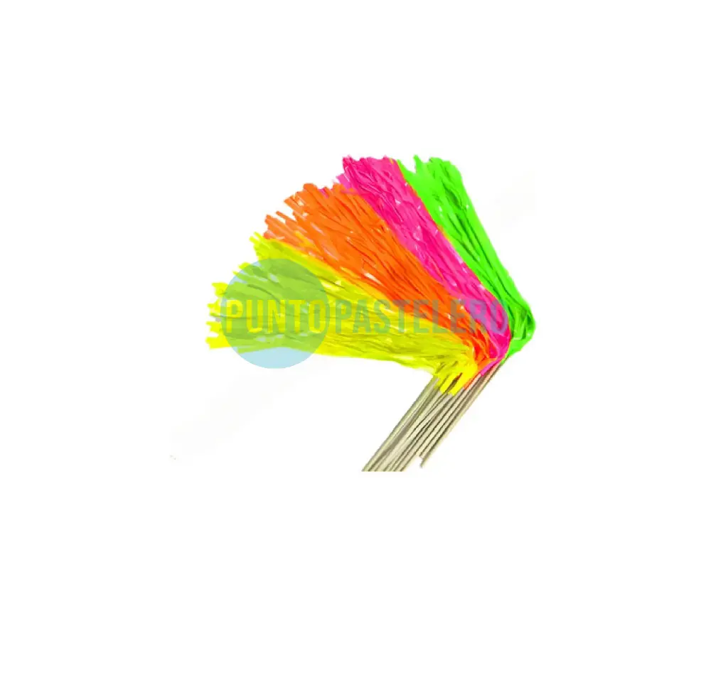 PORRA PLASTICA FLUO (X 20 U.)