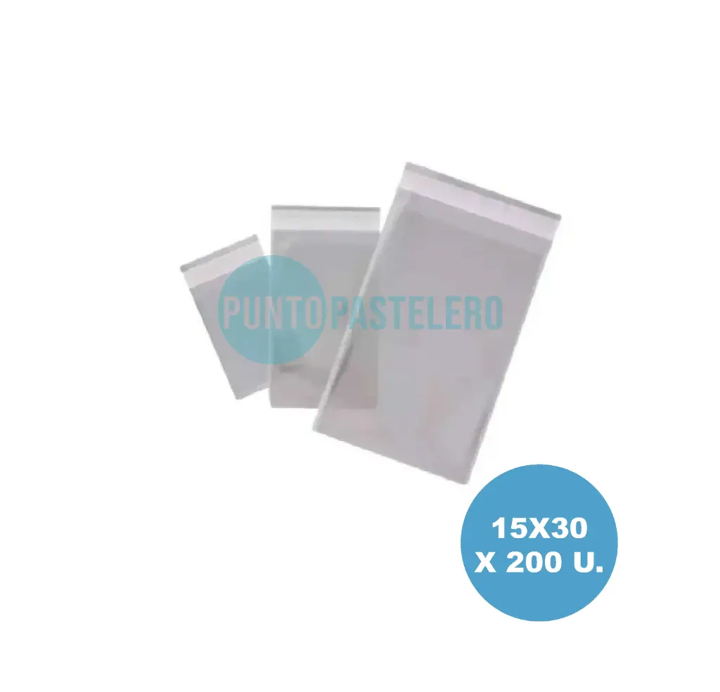 PACK BOLSA PPP 15X30 CM (X 200 U.) 
