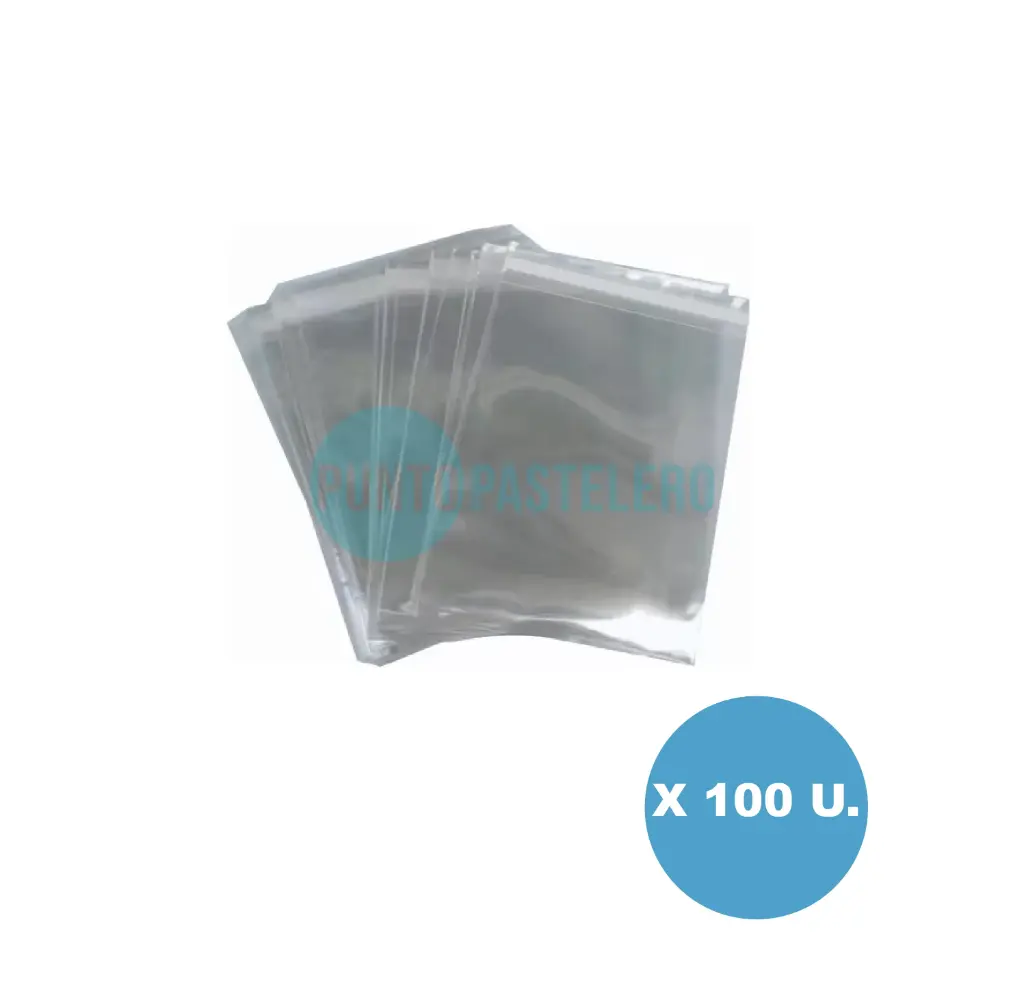 PACK BOLSA PPP CON ADHESIVO BLISTERA 12.5X24 CM ( X 100 U.) (AM20836)