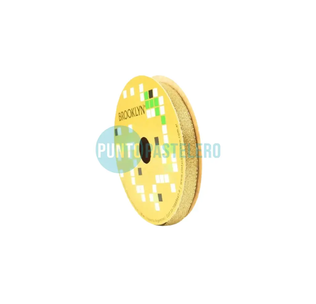 CINTA BROOKLIN DORADA 1996-3 15 MM (X MT.) 