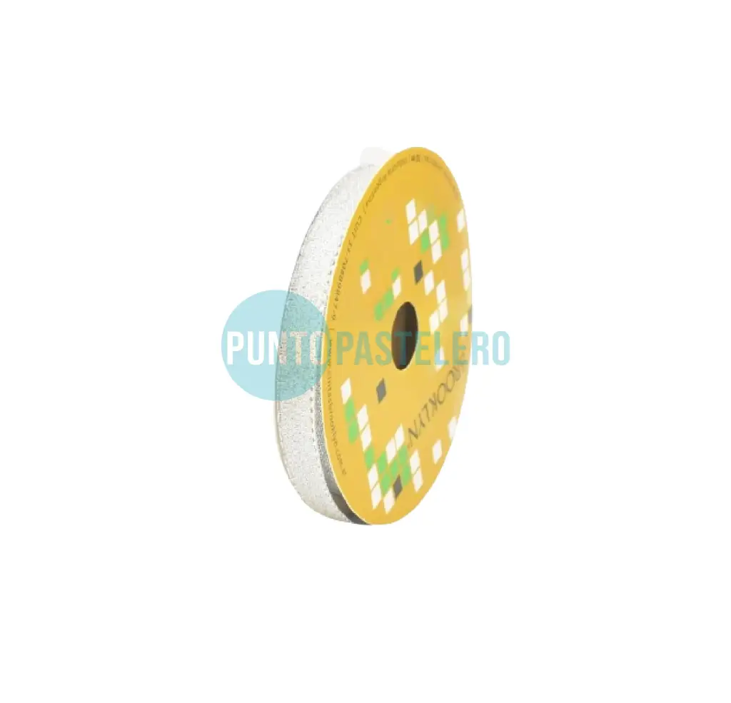 CINTA BROOKLIN PLATEADA 23 MM (X MT.) 