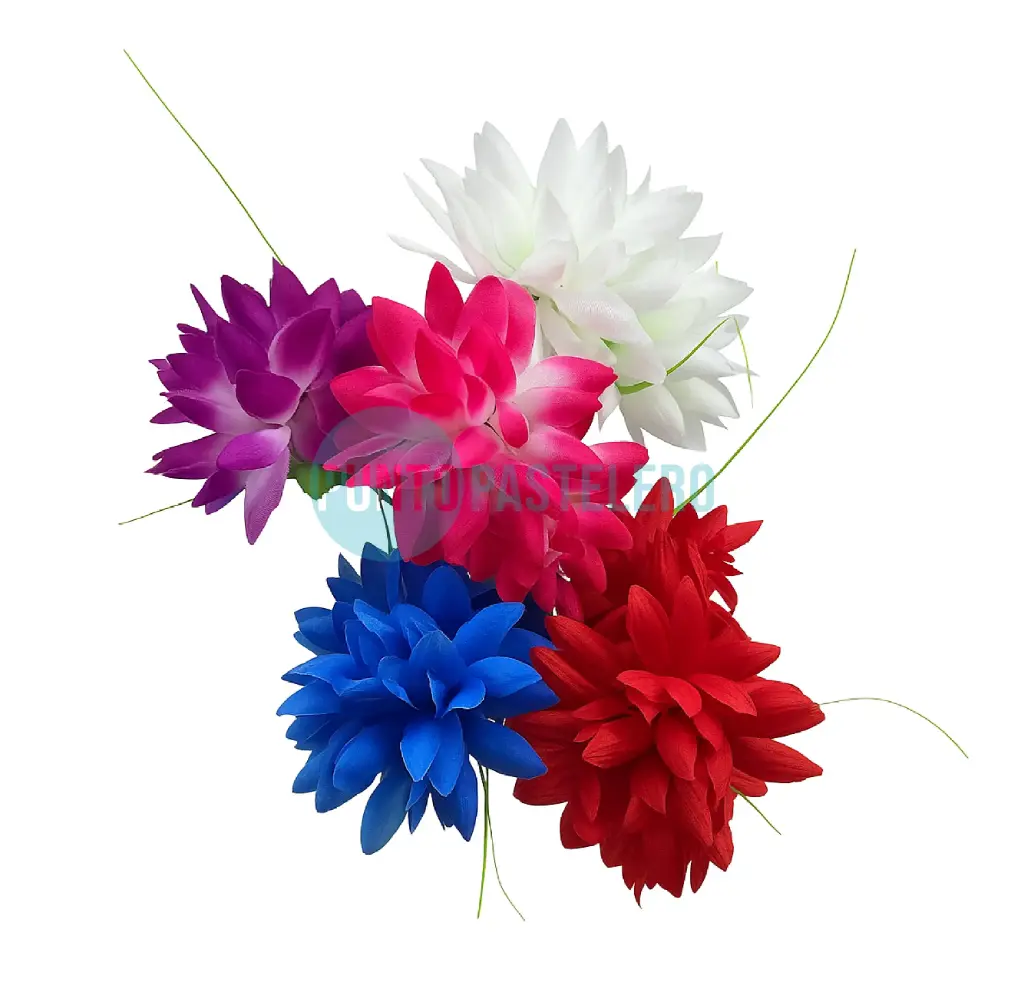 FLORES DE TELA LOTO SAGRADO (COLORES SURTIDOS)