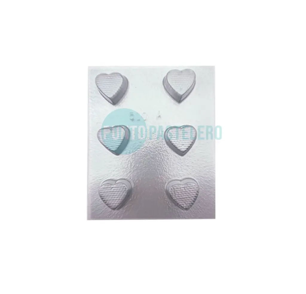 MOLDE ACETATO BOMBON 500 A (CORAZON CON TEXTURA) {B1}